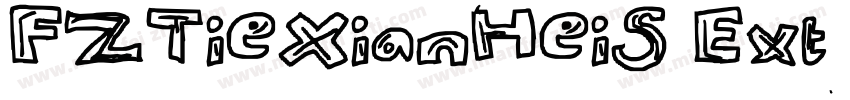 FZTieXianHeiS Extra字体转换